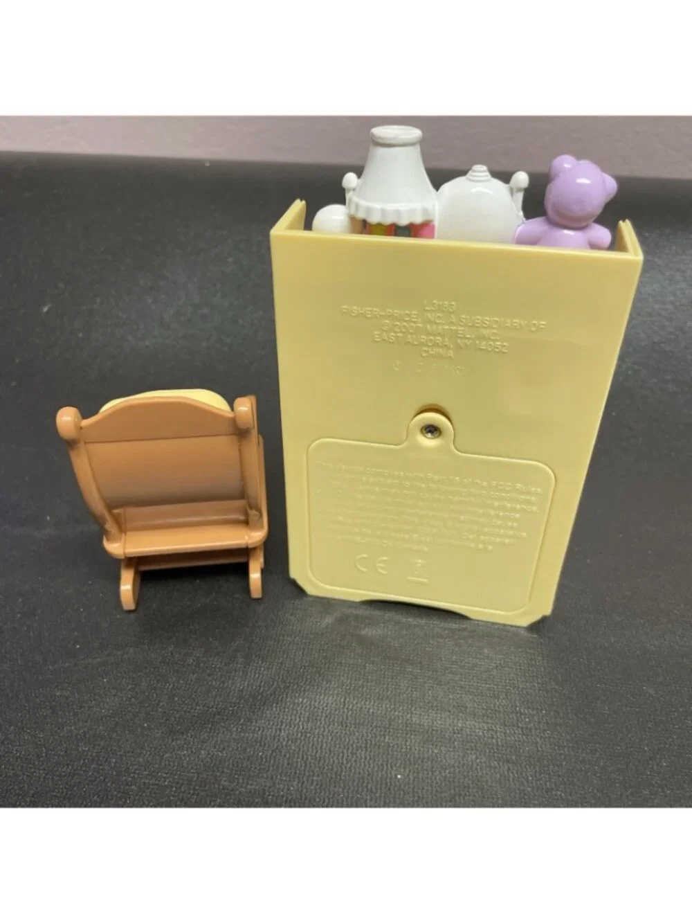 Fisher Price Loving Family Dollhouse Lot Chair Changing Table Lights Sound Works